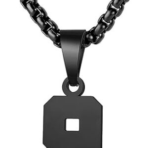 MUERDOU Number Necklace for Men Athletes Number Chain Stainless Steel