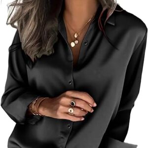 Zeagoo Satin Blouses for Women