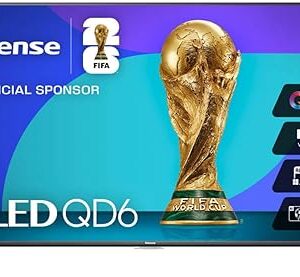Hisense 65QD65QF 65 inch Class QD6 Series 4K QLED Smart Fire TV