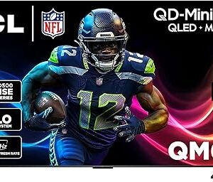 TCL 75 Inch Class QM6K Series | Mini LED QLED 4K HDR | 75QM6K, 2025 Model | 120HZ-144HZ High Brightness Smart Google TV Dolby Atmos Onkyo Audio | Voice Remote Alexa Gaming Streaming Television