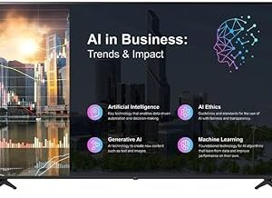 LG PK640S 55" UHD 4K HDR Commercial Signage TV Direct-Lit LED, webOS 25 Smart Platform, 300-Nit Bright, HDMI/LAN/Wi-Fi Control, Content & Group Management