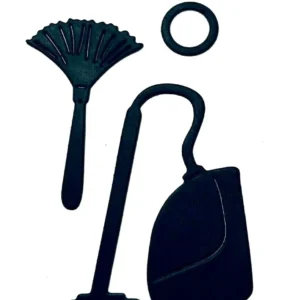 CLEANING SUPPLIES, HOUSEHOLD ITEMS "MAKE A HAPPY HOME!" SILHOUETTE CUT/ CUTS